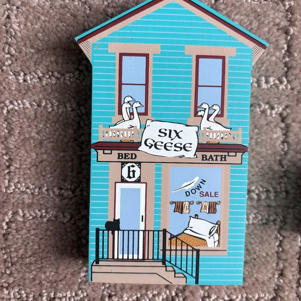 The Cats Meow Village Twelve Days Of Christmas Incomplete Set VTG 2000 *READ* - Picture 5 of 11